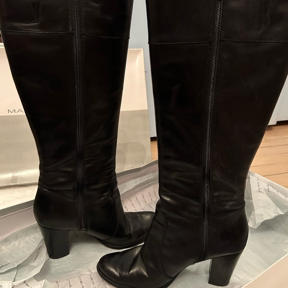 Marc Fisher black leather boots MFTalent